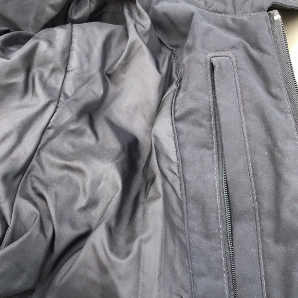 Page and Tuttle Black Small Petite Quilted Jacket Coat - Picture 12 of 13